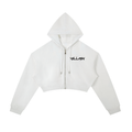 Villain Cropped Zip-Up Hoodie