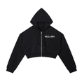 Villain Cropped Zip-Up Hoodie