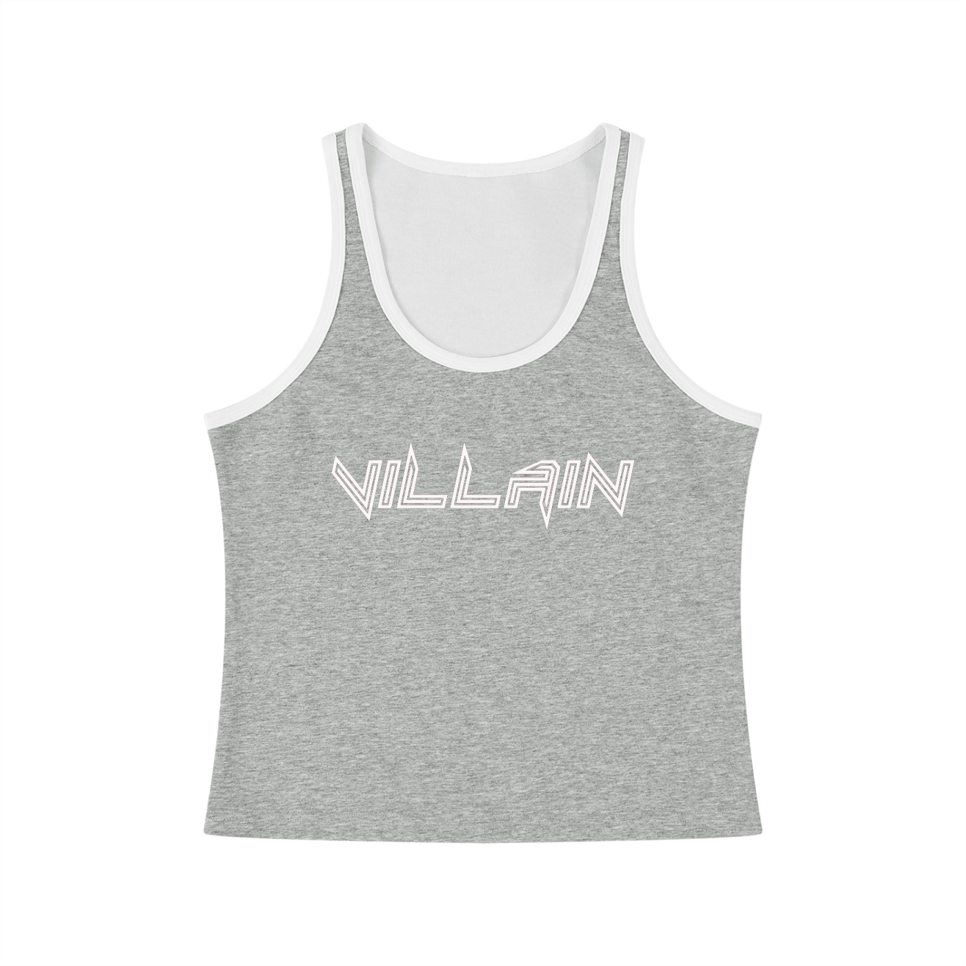 Women's Color Block Cropped Tank Top