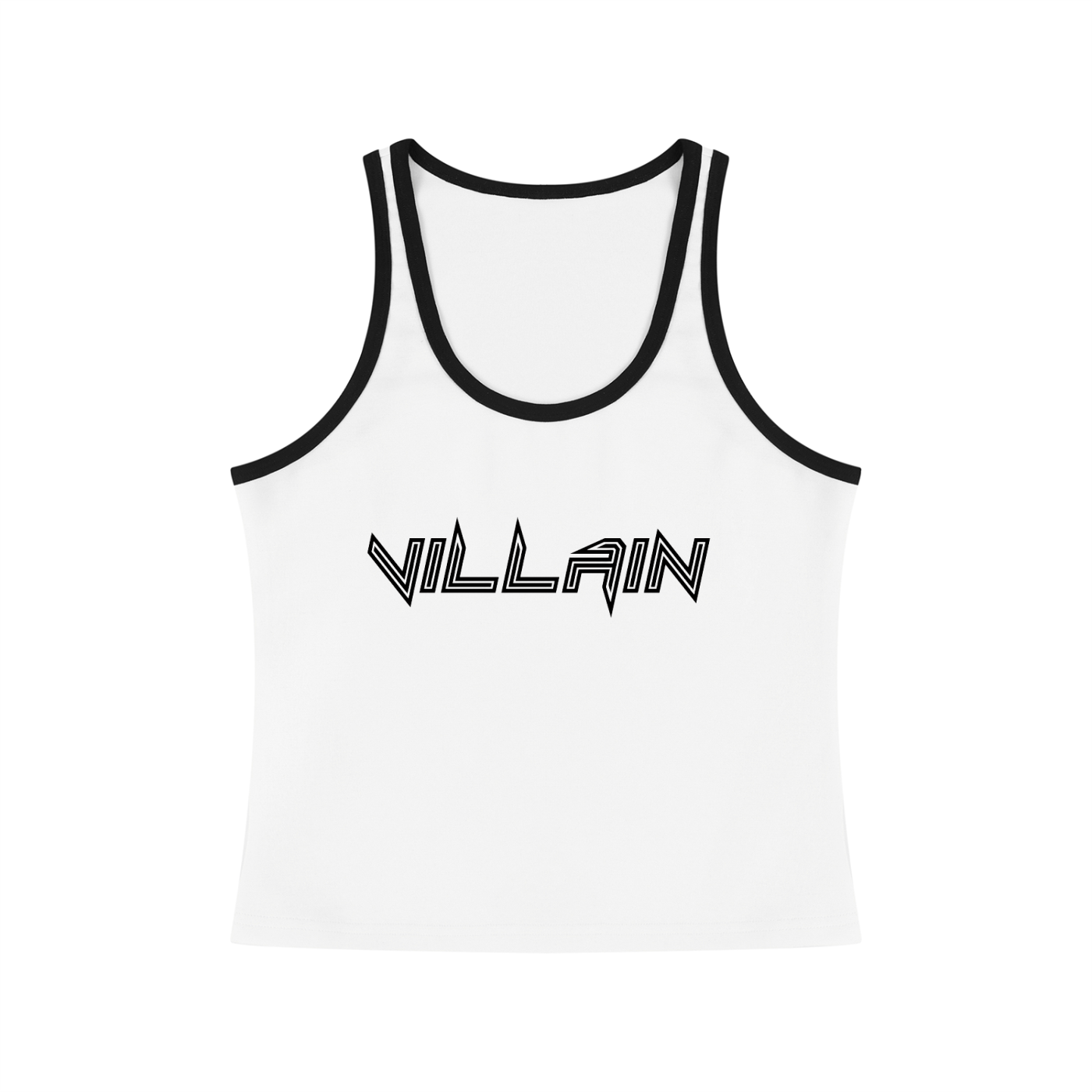 Women's Color Block Cropped Tank Top