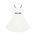 Women's Collared Halter A-Line Tennis Dress