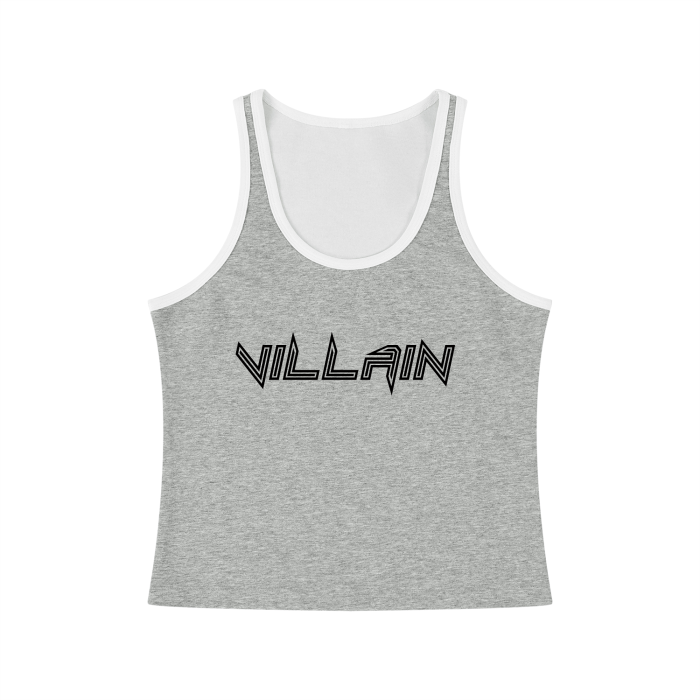 Women's Color Block Cropped Tank Top