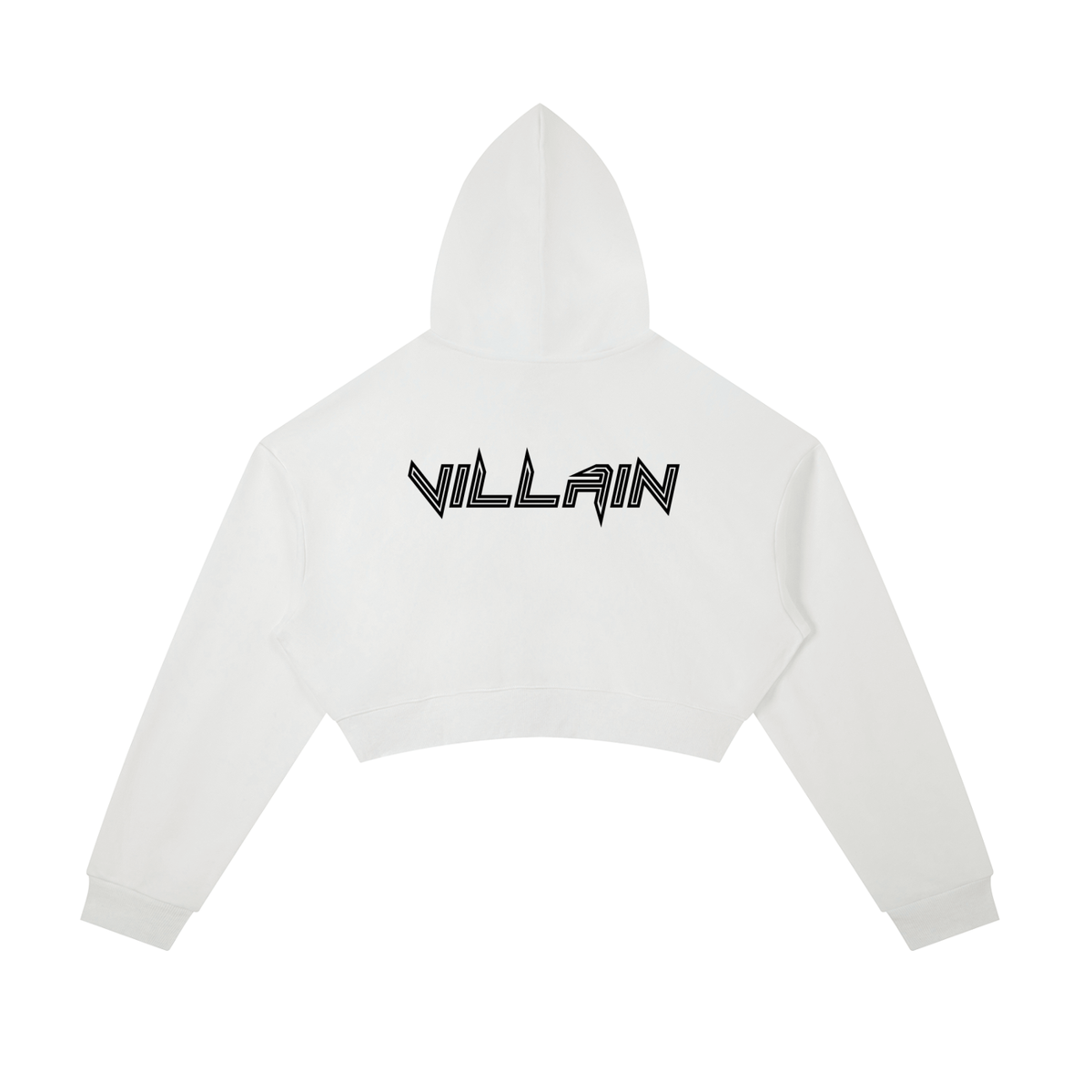 Cropped Zip-Up Hoodie