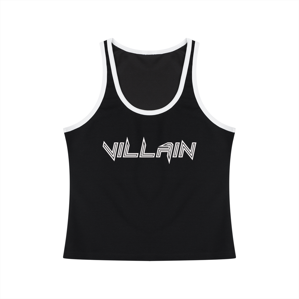 Women's Color Block Cropped Tank Top