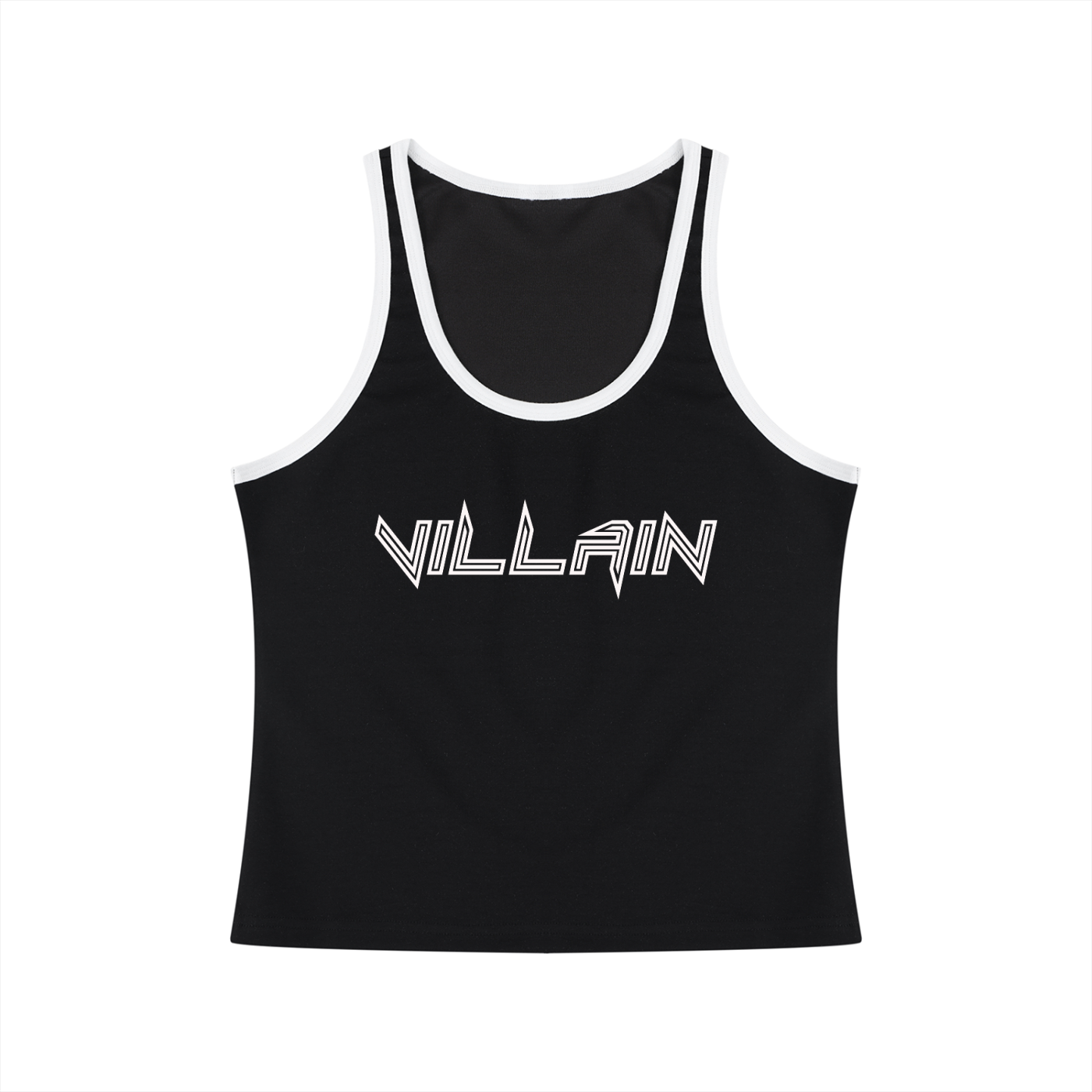 Women's Color Block Cropped Tank Top