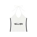 Women's Color Block Halter Crop Tank Top