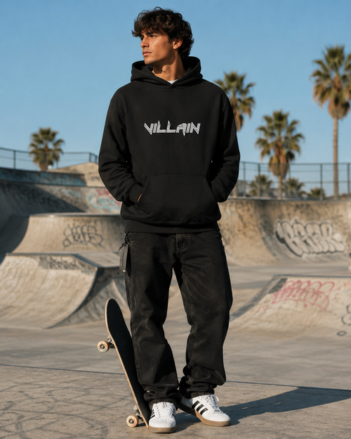 Super heavyweight hoodie embroidered