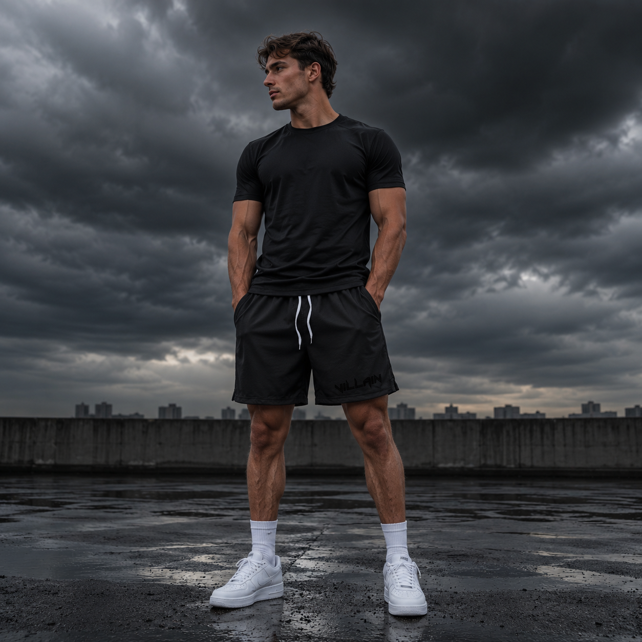 Villain active training shorts 19" Shadow collection