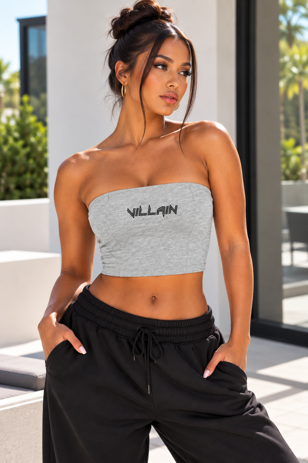 Women's  Cropped Tube Top
