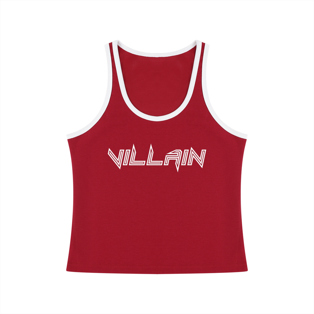 Women's Color Block Cropped Tank Top