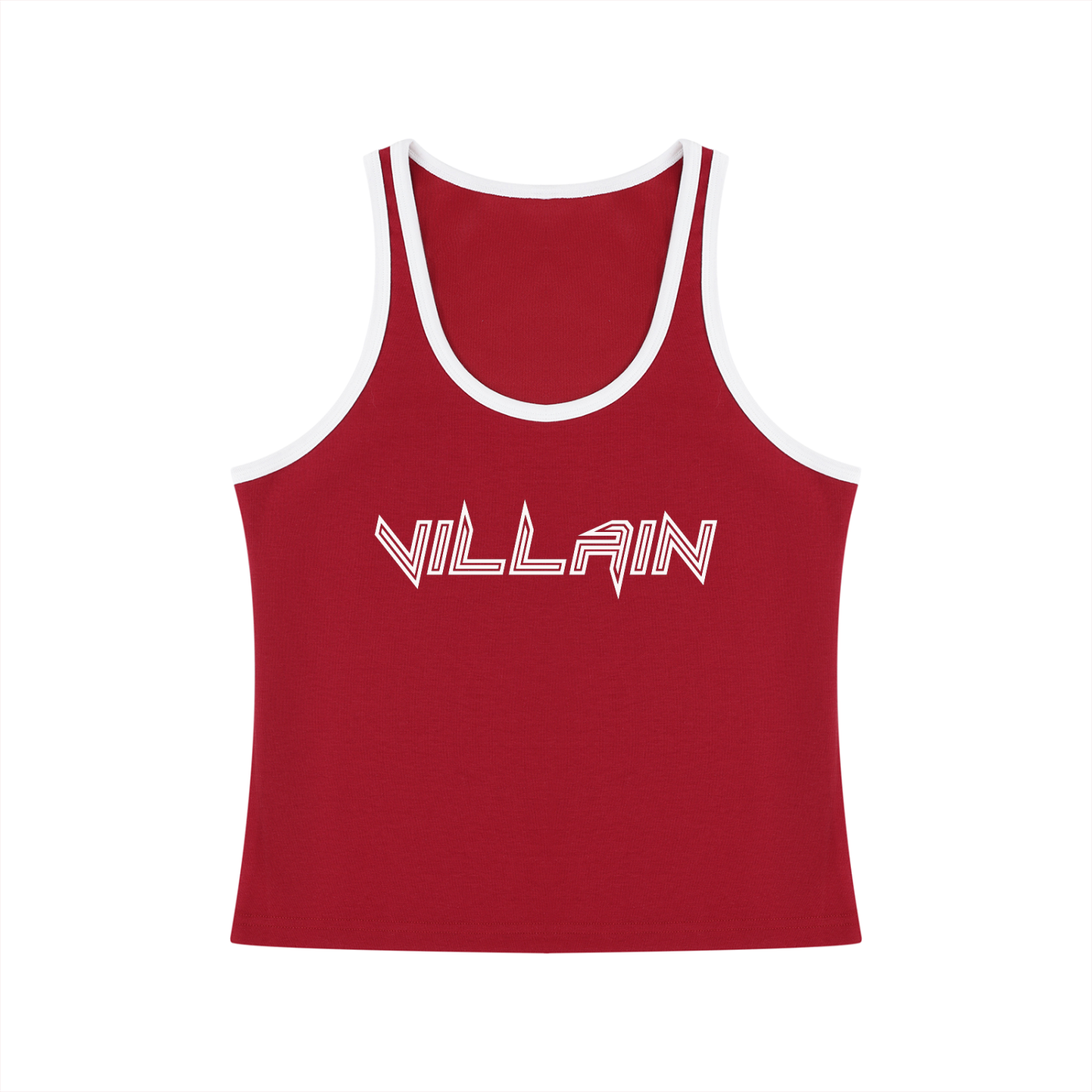 Women's Color Block Cropped Tank Top