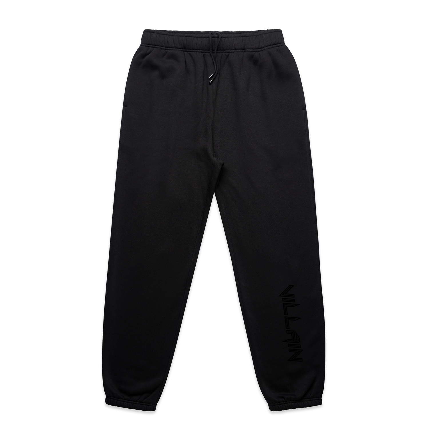 Villain Relaxed black on black sweatpants