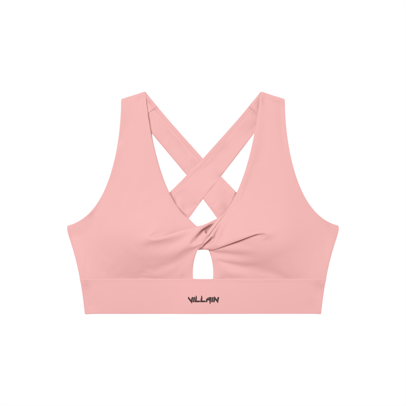 Women's Twist Front V-Neck Sports Bra