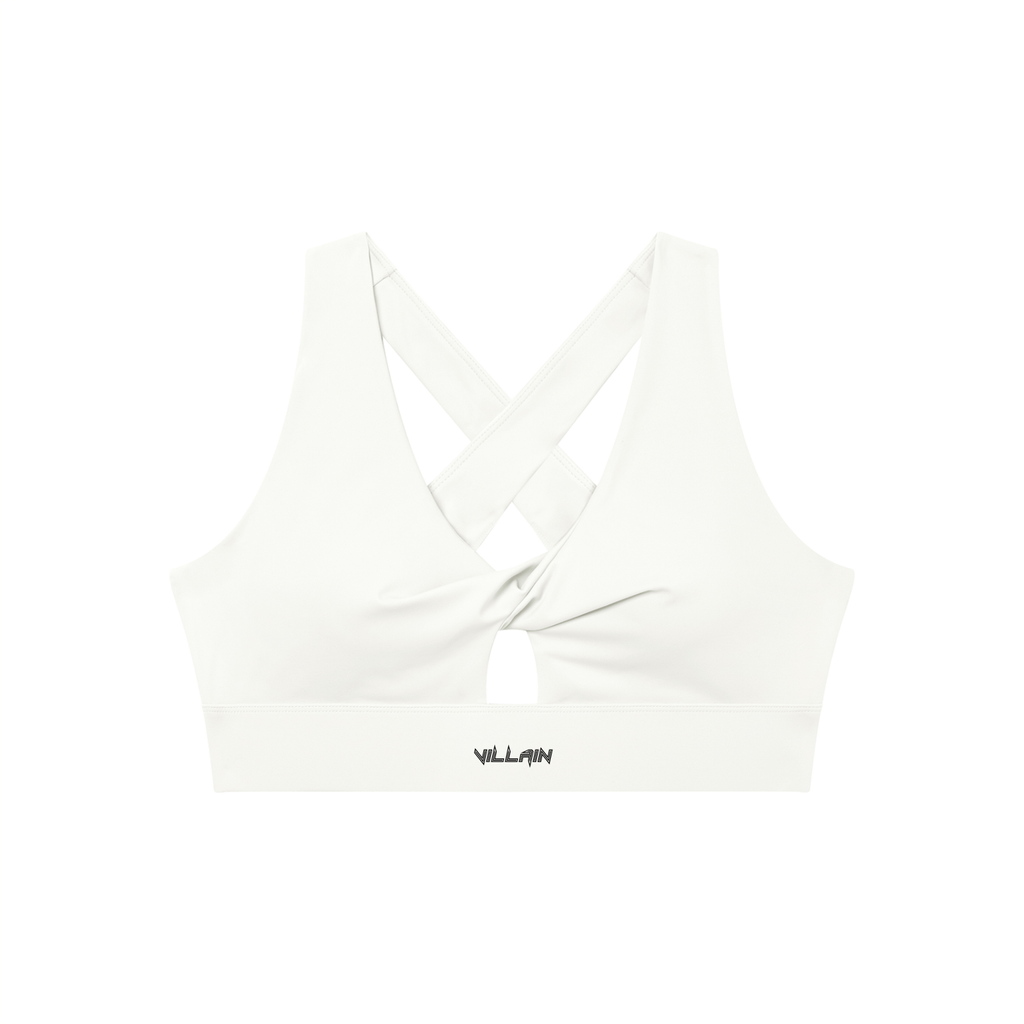 Women's Twist Front V-Neck Sports Bra